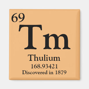 Thulium Periodiek Tafel Magneet