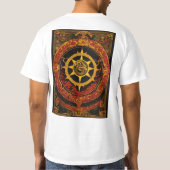 Thulsa doom serpent logo serpent zon logo t-shirt (Achterkant)