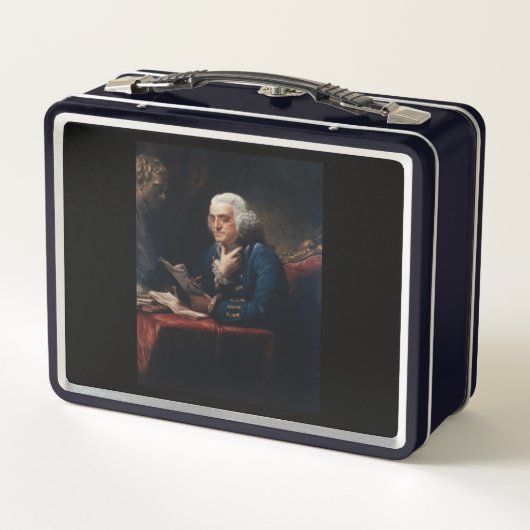 Thumb Portrait Benjamin Franklin in White House (Achterkant)