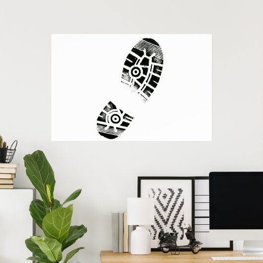 Thumb Prints Foot Art Shoe Sole (Thuiskantoor)