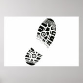 Thumb Prints Foot Art Shoe Sole (Voorkant)