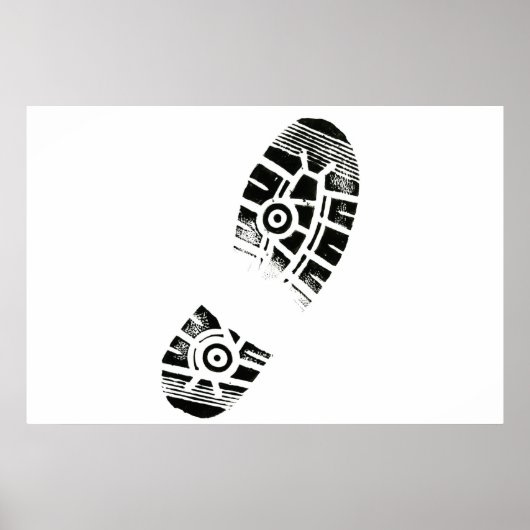 Thumb Prints Foot Art Shoe Sole (Voorkant)