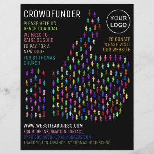 Thumb Signal Design, Crowdfunder, Crowdfunding Flyer (Voorkant)