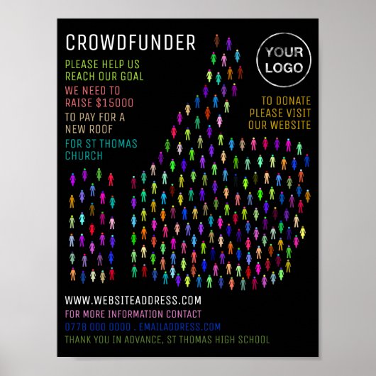 Thumb Signal Design, Crowdfunder, Crowdfunding Poster (Voorkant)
