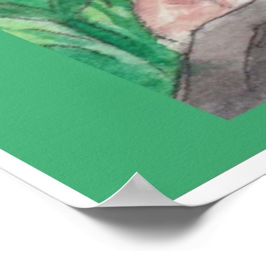 Thumbalina en de Rat Poster (Hoek)