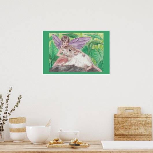 Thumbalina en de Rat Poster (Keuken)