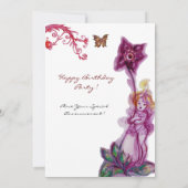 THUMBELINA 2, roze paars wit Kaart (Achterkant)