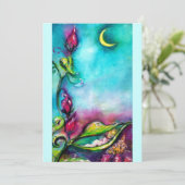 THUMBELINA , BABY SHOWER KAART (Staand voorkant)