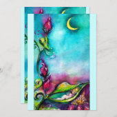 THUMBELINA , BABY SHOWER KAART (Voorkant / Achterkant)