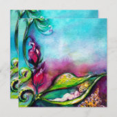 THUMBELINA , BABY SHOWER KAART (Voorkant / Achterkant)