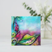 THUMBELINA , BABY SHOWER KAART (Staand voorkant)