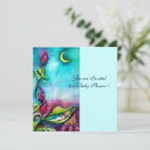 THUMBELINA, blauw roze rood Kaart (Staand voorkant)