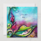 THUMBELINA, blauw roze rood Kaart (Achterkant)