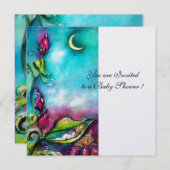 THUMBELINA, blauw roze, wit ijs, metaal Kaart (Voorkant / Achterkant)