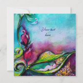 THUMBELINA, blauw roze, wit ijs, metaal Kaart (Achterkant)