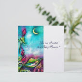 THUMBELINA, blauw roze, wit ijs, metaal Kaart (Staand voorkant)