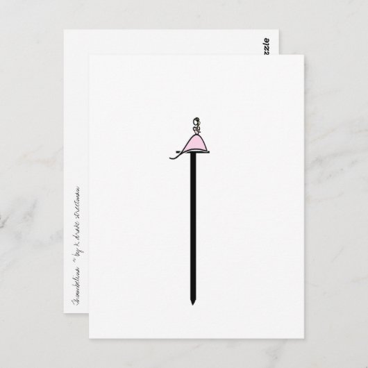 Thumbelina Briefkaart (Voorkant / Achterkant)