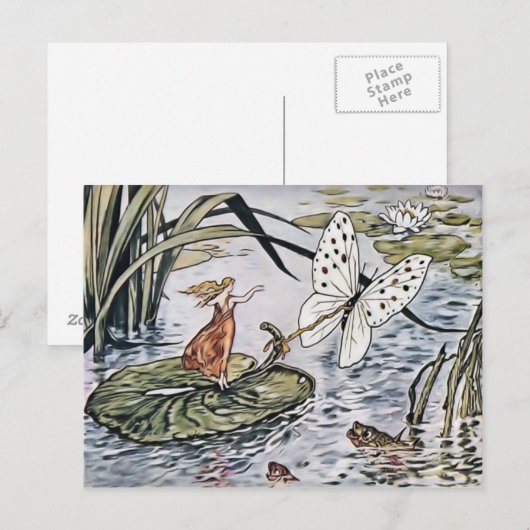 Thumbelina Briefkaart (Voorkant / Achterkant)