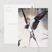 Thumbelina by W Heath Robinson Briefkaart (Voorkant / Achterkant)