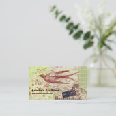  Thumbelina Collage-profielkaart Visitekaartje (Staand voorkant)