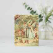 Thumbelina en Prince Wedding,  feiharde tales Briefkaart (Staand voorkant)