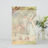 Thumbelina en Prince Wedding,  feiharde tales Briefpapier (Staand voorkant)
