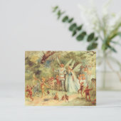 Thumbelina en Prince Wedding,  feiharde tales Kaart (Staand voorkant)