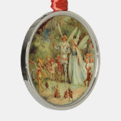 Thumbelina en Prince Wedding,  feiharde tales Metalen Ornament (Rechts)