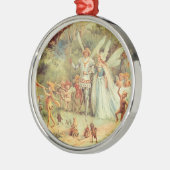 Thumbelina en Prince Wedding,  feiharde tales Metalen Ornament (Links)