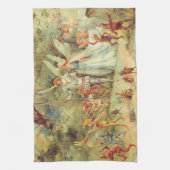 Thumbelina en Prince Wedding,  feiharde tales Theedoek (Verticaal)