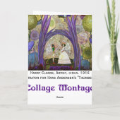 Thumbelina Fairy Tale Illustration Kaart (Achterkant)