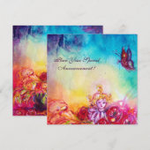 THUMBELINA, FLOWER BASKET EN BUTTERFLES AANKONDIGING (Voorkant / Achterkant)