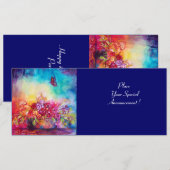 THUMBELINA, FLOWER BASKET EN BUTTERFLES AANKONDIGING (Voorkant / Achterkant)