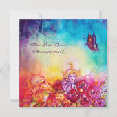 THUMBELINA, FLOWER BASKET EN BUTTERFLES AANKONDIGING (Voorkant)