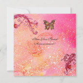 THUMBELINA, FLOWER BASKET EN BUTTERFLES AANKONDIGING (Achterkant)