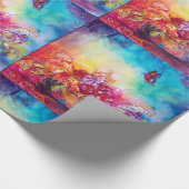 THUMBELINA, FLOWER BASKET EN BUTTERFLES CADEAUPAPIER (Hoek)