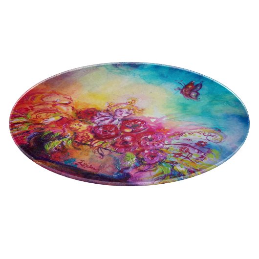 THUMBELINA, FLOWER BASKET EN BUTTERFLES SNIJPLANK (Hoek)