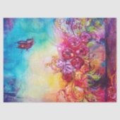 THUMBELINA, FLOWER BASKET EN BUTTERFLES TISSUEPAPIER (Voorkant)