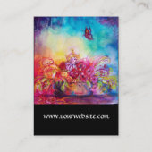 THUMBELINA, FLOWER BASKET EN BUTTERFLES VISITEKAARTJE (Achterkant)