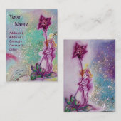 THUMBELINA, PAARSE STROOM IN BLAUWE BLAUWGROEN STR VISITEKAARTJE (Voorkant / Achterkant)