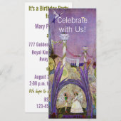 Thumbelina Queen of the Flowers Invitation Kaart (Voorkant / Achterkant)