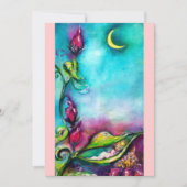 THUMBELINA roze blauw rood goud Aankondiging (Voorkant)