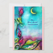 THUMBELINA roze blauw rood goud Aankondiging (Achterkant)