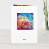 THUMBELINA SLAPEN IN DE MOONLIGHT/ROOS BASKET KAART (Achterkant)