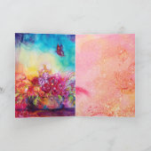 THUMBELINA SLAPEN IN DE MOONLIGHT/ROOS BASKET KAART (Binnen)