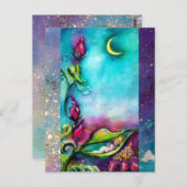 THUMBELINA SLAPEN TUSSEN ROZEN VERLATEN BRIEFKAART (Voorkant / Achterkant)