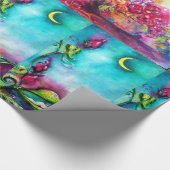 THUMBELINA SLAPEN TUSSEN ROZEN VERLATEN CADEAUPAPIER (Hoek)