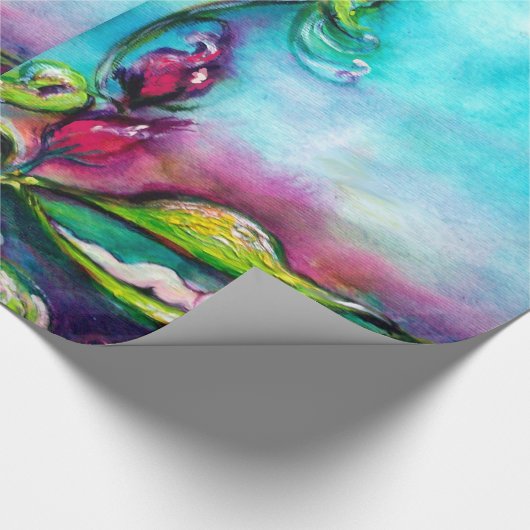 THUMBELINA SLAPEN TUSSEN ROZEN VERLATEN CADEAUPAPIER (Hoek)