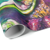 THUMBELINA SLAPEN TUSSEN ROZEN VERLATEN CADEAUPAPIER (Rol Hoek)