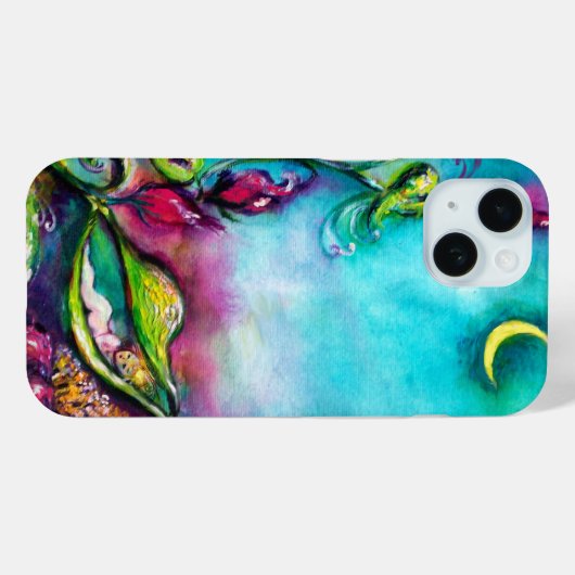 THUMBELINA SLAPEN TUSSEN ROZEN VERLATEN Case-Mate iPhone CASE (Achterkant (horizontaal))